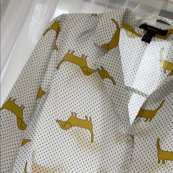 White Polka-Dot Shirt - Picture 2 of 5